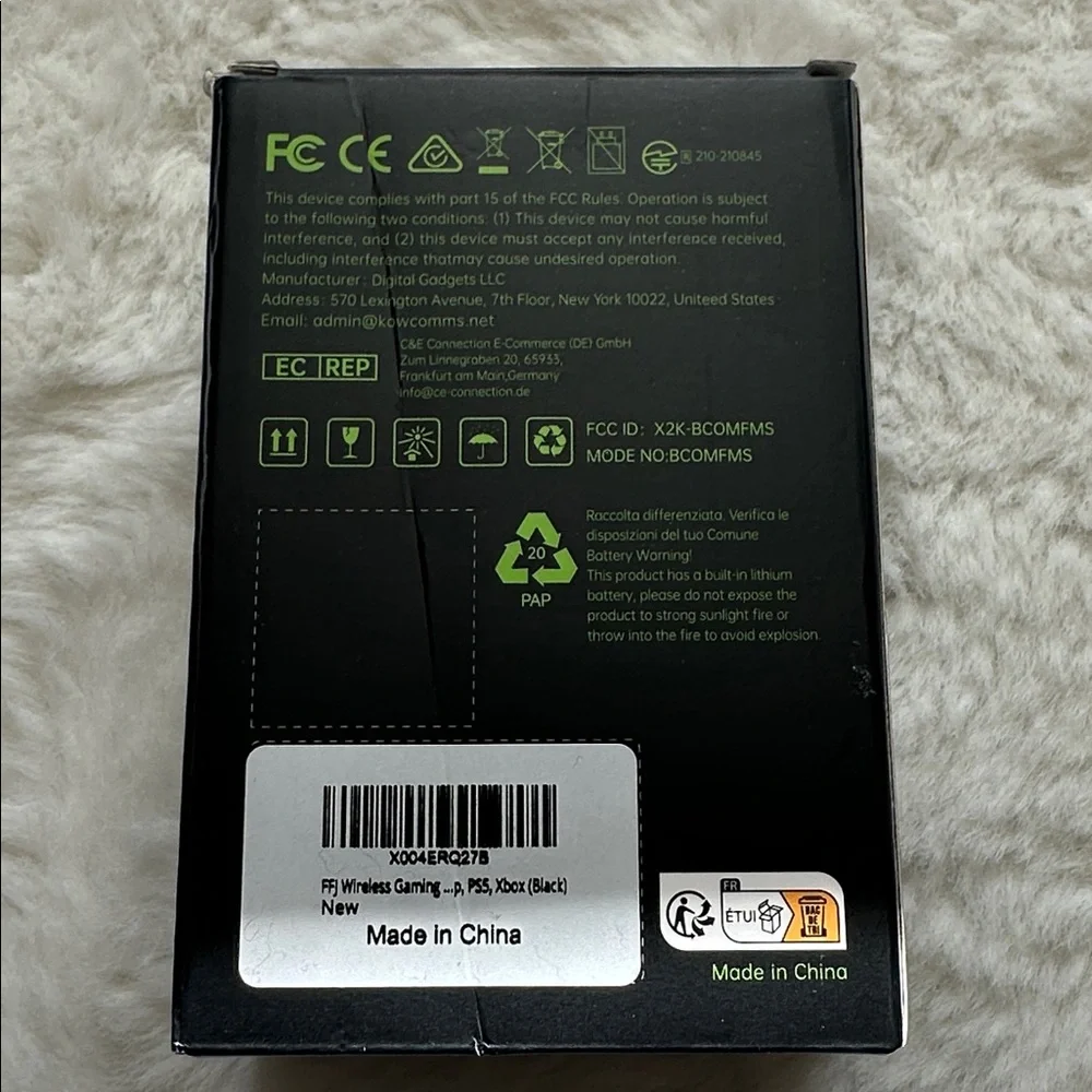 Wireless gaming mouse